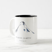 2 Couleurs Tasse de Mt. Washington (Devant gauche)