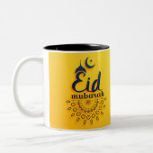 2 Couleurs tasse de Mubarak d'eid (Gauche)