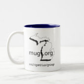 2 Couleurs Tasse de MUGorg (Gauche)
