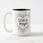 2 Couleurs Tasse de Mujer de La de vivats (Gauche)