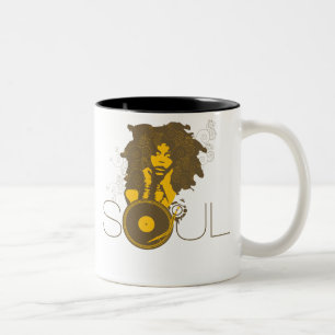 2 Couleurs Tasse de musique d'âme