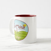 2 Couleurs Tasse de Musli de vacarme (Devant gauche)