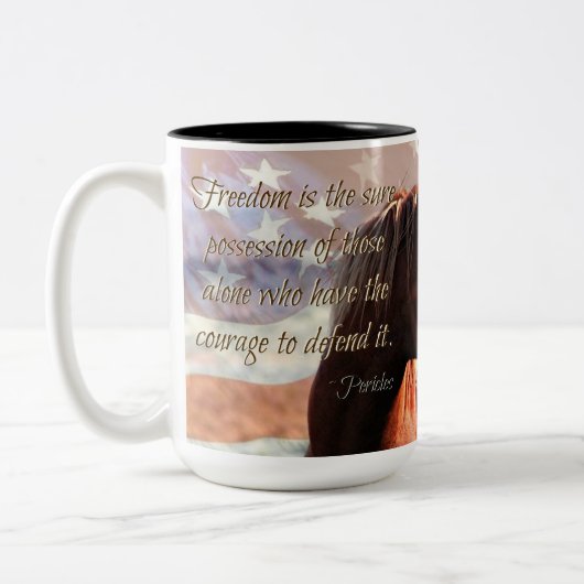 2 Couleurs Tasse de MustangWILD (Gauche)