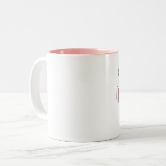 2 Couleurs Tasse de Namaste (Devant gauche)