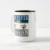 2 Couleurs Tasse de nation d'insecte de glace (Devant gauche)