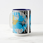 2 Couleurs Tasse de nation d'insecte de glace (Devant gauche)