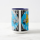 2 Couleurs Tasse de nation d'insecte de glace (Centre)
