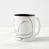 2 Couleurs Tasse de Neko Naptime (Devant droit)