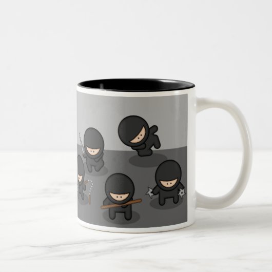 2 Couleurs tasse de ninjas (Droit)