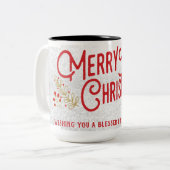 2 Couleurs tasse de Noël (Devant gauche)