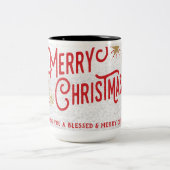 2 Couleurs tasse de Noël (Centre)