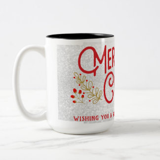 2 Couleurs tasse de Noël