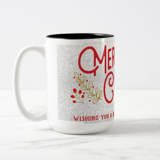 2 Couleurs tasse de Noël (Gauche)