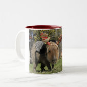 2 Couleurs Tasse de Noël de Caplin Rous (Devant gauche)