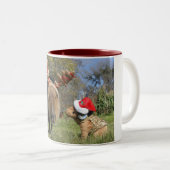 2 Couleurs Tasse de Noël de Caplin Rous (Devant droit)