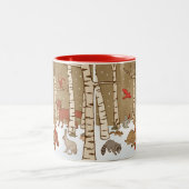 2 Couleurs Tasse de Noël de région boisée (Centre)