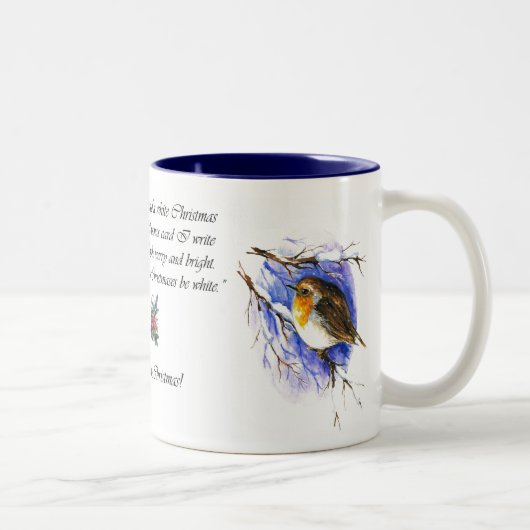 2 Couleurs Tasse de Noël de Robin (Droit)