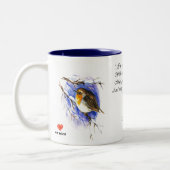 2 Couleurs Tasse de Noël de Robin (Gauche)