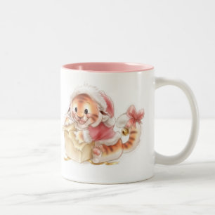 2 Couleurs Tasse de Noël de tigre de Li'l