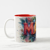 2 Couleurs Tasse de Noël Maman (Gauche)