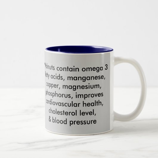 2 Couleurs Tasse de noix (Droit)