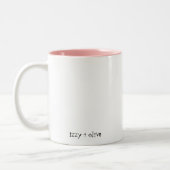 2 Couleurs Tasse de Nuit Blanche (rose) (Gauche)