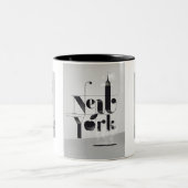 2 Couleurs Tasse de NY la "Cawfee" (Centre)