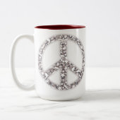 2 Couleurs Tasse de paix de plage (Gauche)