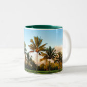 2 Couleurs Tasse de palmiers (Devant droit)