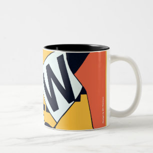 2 Couleurs Tasse de panneau routier