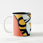 2 Couleurs Tasse de panneau routier (Gauche)