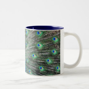 2 Couleurs Tasse de paon