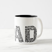 2 Couleurs Tasse de papa (Devant droit)