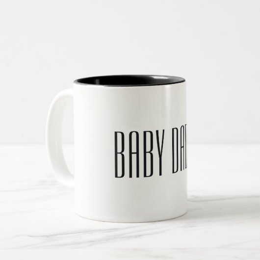 2 Couleurs Tasse de papa de bébé (Devant gauche)