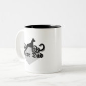 2 Couleurs tasse de papa de boxeur (Devant gauche)