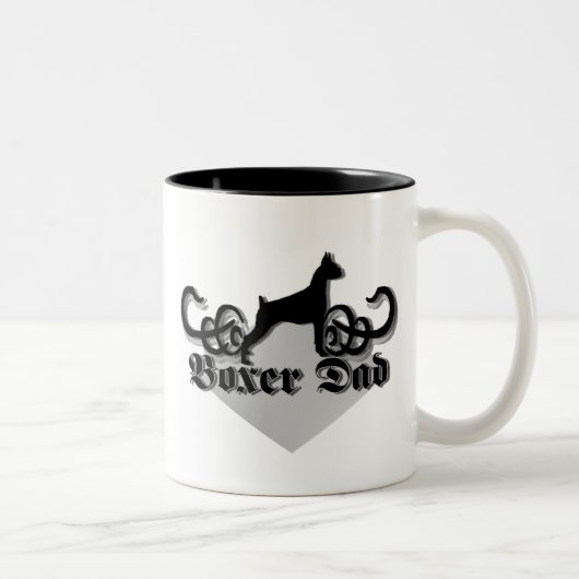 2 Couleurs tasse de papa de boxeur (Droit)