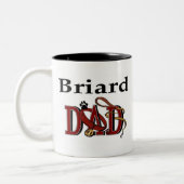 2 Couleurs Tasse de papa de Briard (Gauche)