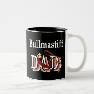 2 Couleurs Tasse de papa de Bullmastiff
