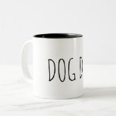 2 Couleurs Tasse de papa de chien (Devant gauche)