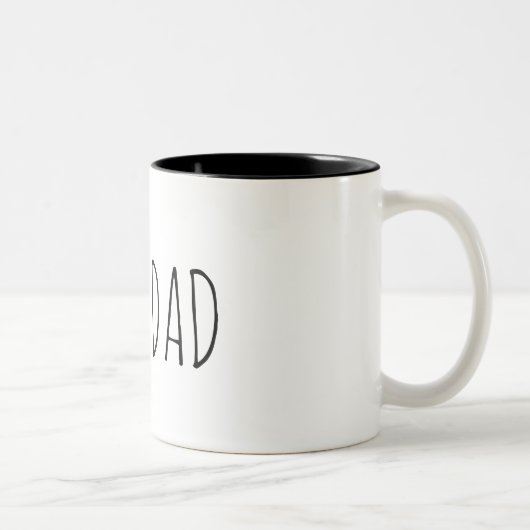 2 Couleurs Tasse de papa de chien (Droit)