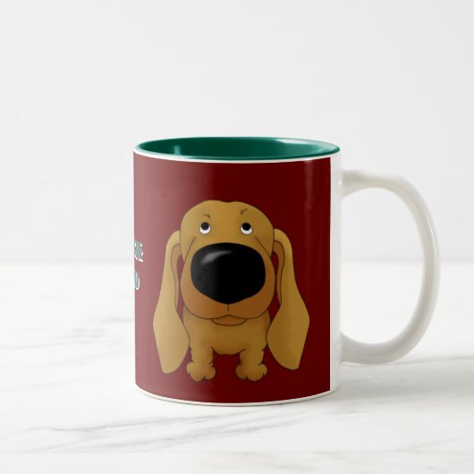 2 Couleurs Tasse de papa de Doxie (Droit)