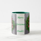 2 Couleurs Tasse de papa de Joyeux Noël (Centre)