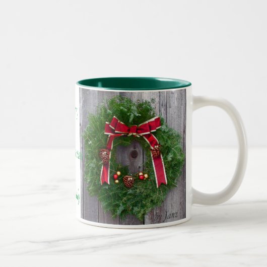 2 Couleurs Tasse de papa de Joyeux Noël (Droit)