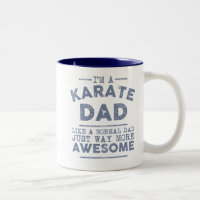 Tasse de papa de karaté (bleue)