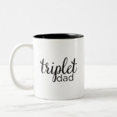 2 Couleurs Tasse de papa de triplet (Gauche)