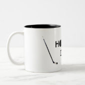 2 Couleurs tasse de papa d'hockey (Gauche)