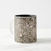 2 Couleurs Tasse de papier peint de Tudor (Devant gauche)