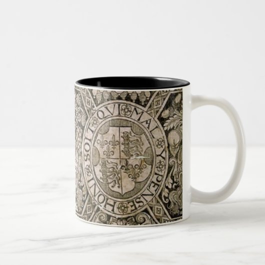 2 Couleurs Tasse de papier peint de Tudor (Droit)