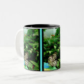 2 Couleurs Tasse de papillon (Devant gauche)