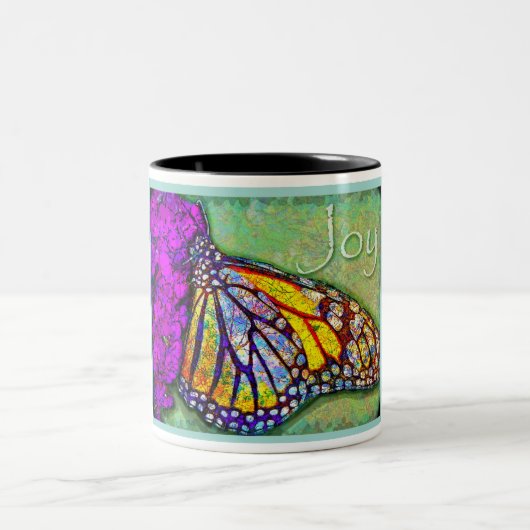 2 Couleurs Tasse de papillon de joie (Centre)